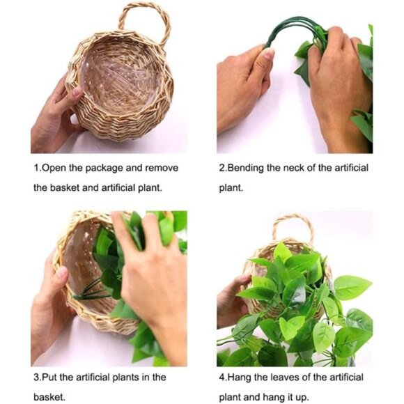 Artificial Hanging Plants, 3.5ft Ivy Vine Fake Leaves Green Chain for Indoor - Picture 4 of 7